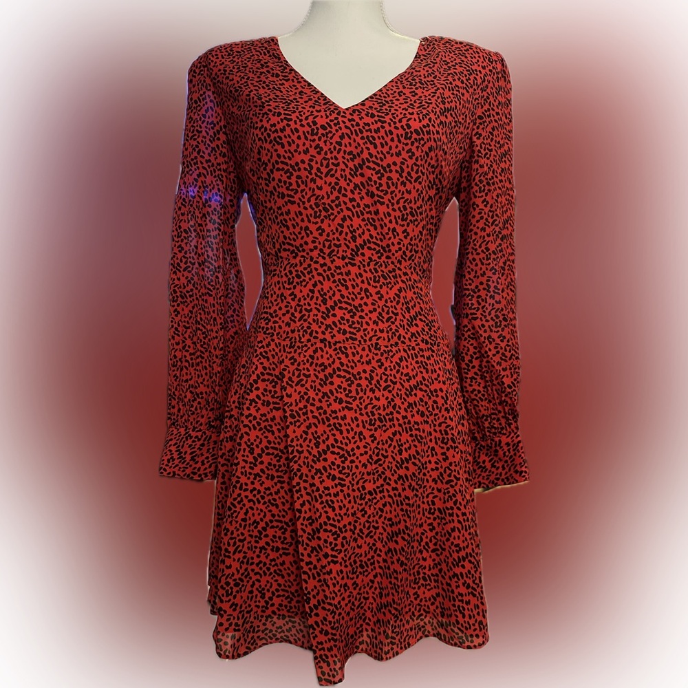 NWT Alice and Olivia, long sleeve dress